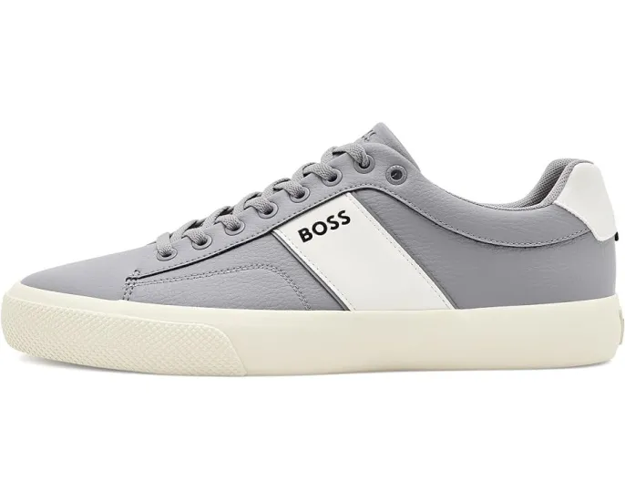 Кеды Aiden Logo Block из кожи от BOSS