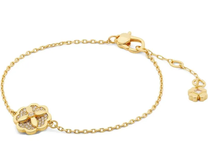 Kate Spade New York Heritage Bloom браслет с цветочным декором из циркония
