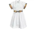 Платье Juliet в клетку для детей с короткими рукавами Burberry Kids