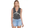 Топ Free People Good Graces Top с вышивкой и бантом