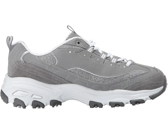 Кроссовки Skechers D'Lites Me Time с верхом из кожи и текстиля