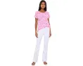 Футболка Lilly Pulitzer Etta с круглым вырезом и короткими рукавами