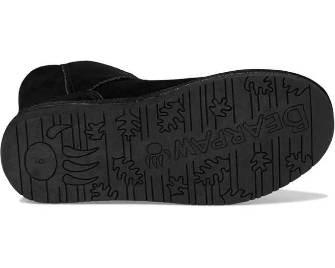 Зимние угги Bearpaw Steph из замши с подкладкой из шерсти и декоративной пряжкой
