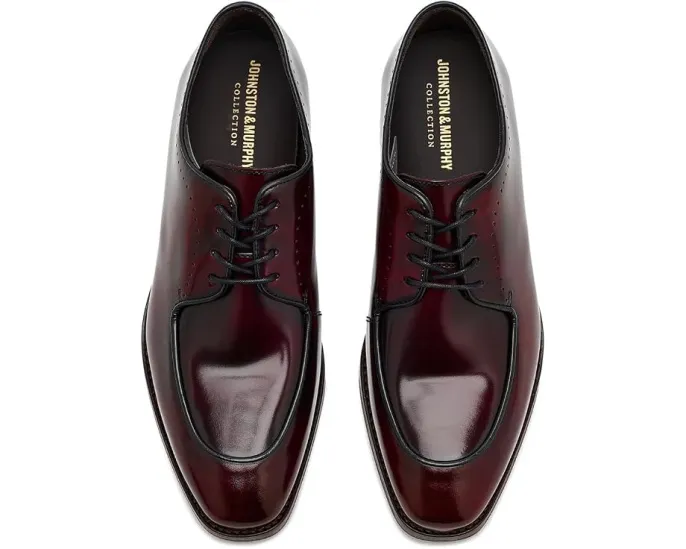 Мокасины J&M Collection Arrister из бордовой итальянской кожи