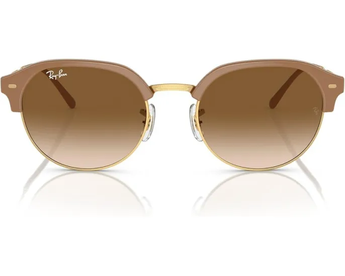 Солнцезащитные очки Ray-Ban RB4429 с ацетатной оправой и зеркальными линзами