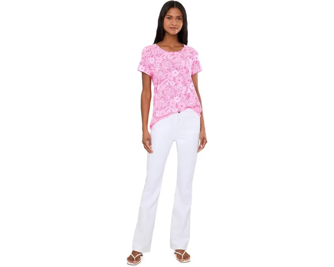Футболка Lilly Pulitzer Etta с круглым вырезом и короткими рукавами
