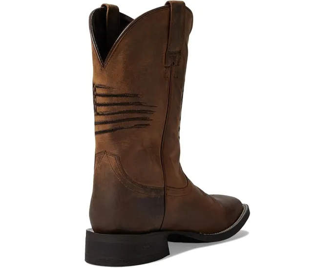 Ковбойские сапоги Ariat Circuit Patriot с дизайном флага и технологией 4LR