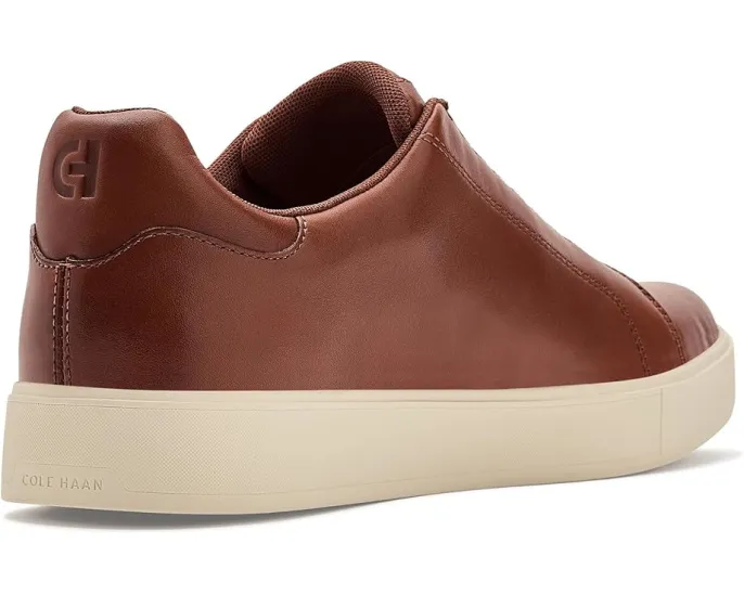 Cole Haan Grandpro Luxe Slip On слипоны из кожи с круглым носком