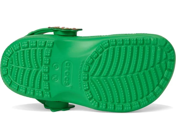 Детские кроксы Crocs Kids Classic Holiday Lights с подсветкой и регулируемым ремешком