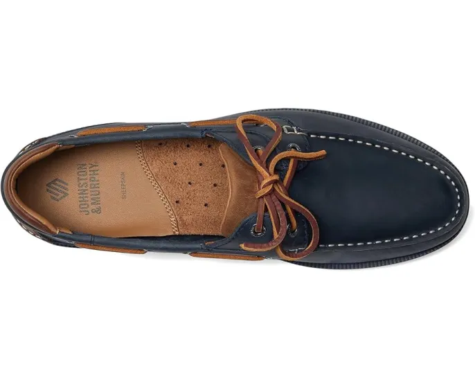 Ботинки для яхтинга Johnston & Murphy Ventura с кожаным верхом и ручной строчкой