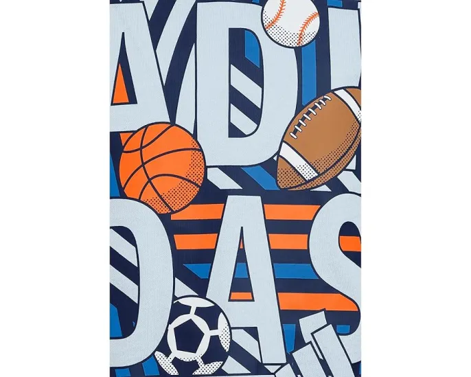 Adidas набор из футболки и шорт Essential Cotton Graphic Tee Shorts