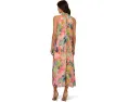 Платье-трапеция Print Chiffon с запахом и рюшами от Adrianna Papell