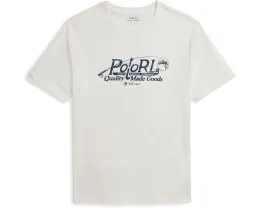Хлопковая футболка с логотипом Polo Ralph Lauren для детей