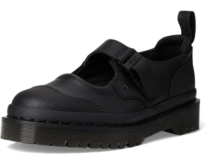 Балетки Indica Elphie Mary Jane от Dr. Martens с острым носком и пряжкой