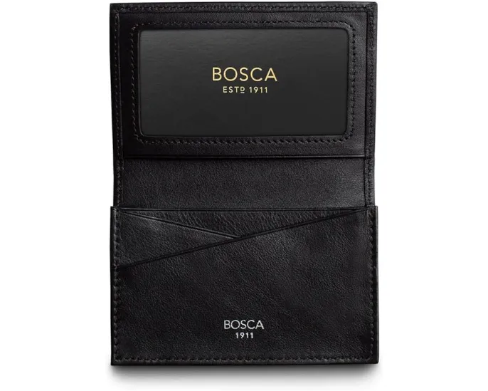 Картхолдер Bosca с расширяемым отделением из кожи Nappa Vitello