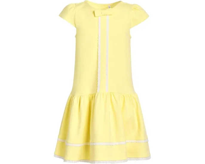 Платье Drop Waist Lace Trim с кружевной отделкой и шортами