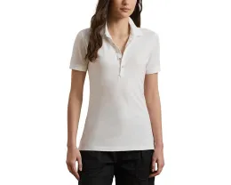 Поло из пике приталенного кроя Lauren Ralph Lauren Petite