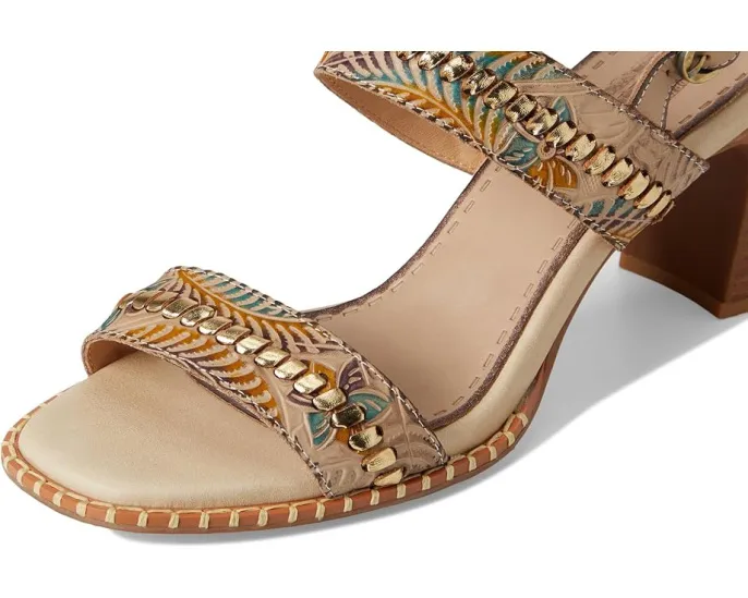 Сандалии L'Artiste by Spring Step Starstud с металлическими акцентами и массивным каблуком