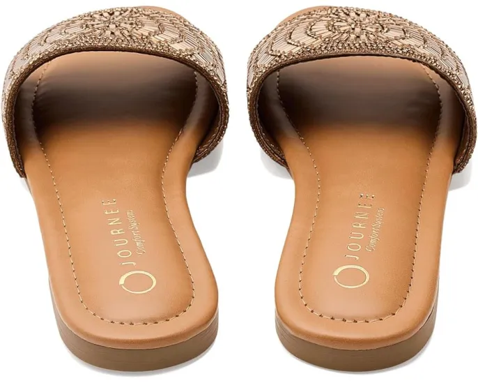 Сандалии Journee Collection Maria с квадратным носком и амортизирующей стелькой