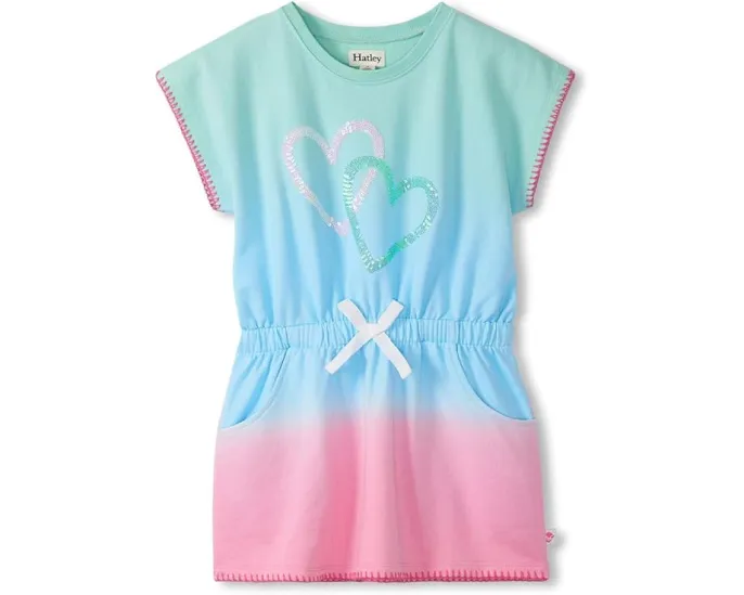 Платье Hatley Kids Opal с омбре эффектом и кулиской на поясе