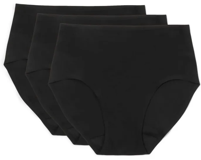 Трусы Chantelle Soft Stretch 3 шт с хлопковой ластовицей и полным покрытием