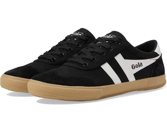 Gola Badminton с верхом из холста и замшевыми накладками