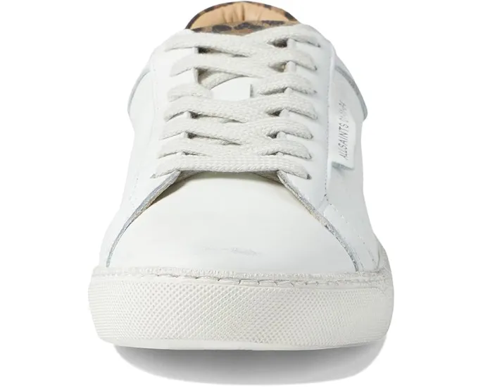 Кроссовки AllSaints Sheer Leopard с леопардовым принтом и низким верхом