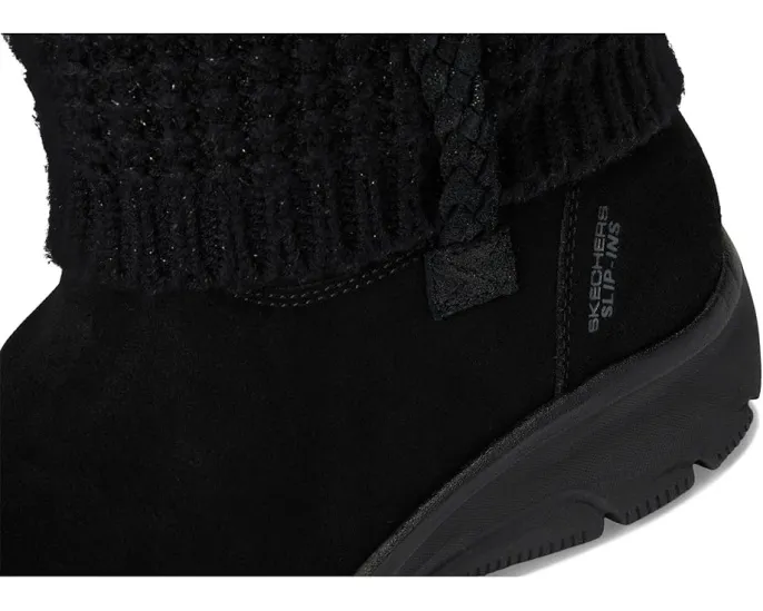 Ботинки SKECHERS Easy Going Cozy Lovin Hands Free Slip-ins с воротником из свитера