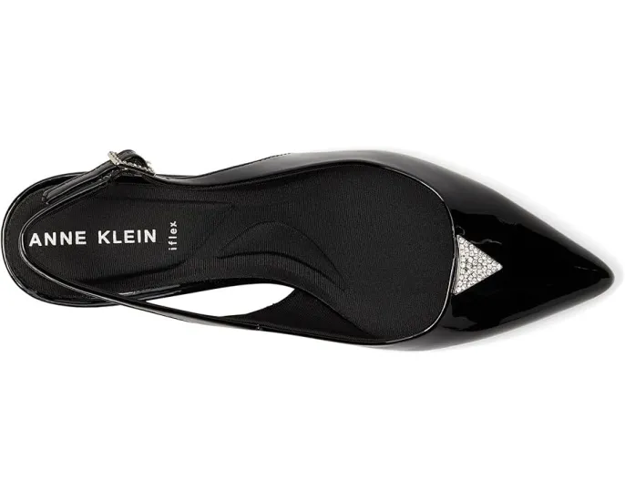 Туфли Anne Klein Iset на низком каблуке с кристаллами и ремешком