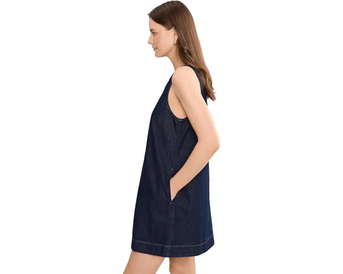 Джинсовое мини-платье-сдвиг Denim Mini Shift Madewell
