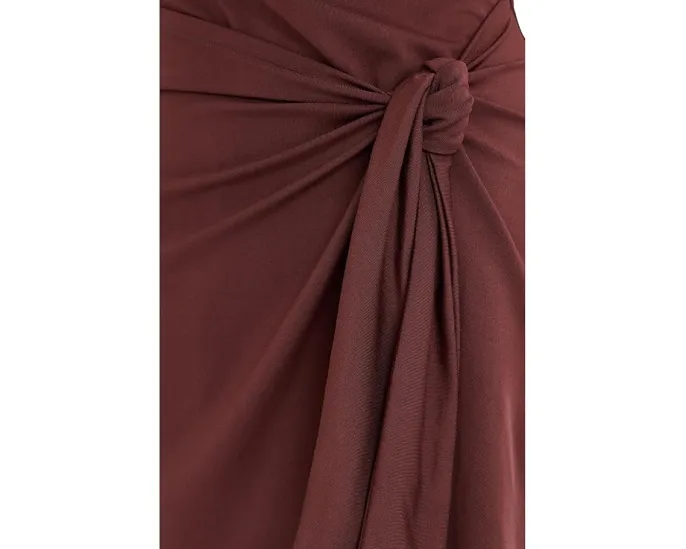 Платье Beyond Yoga Serene Jersey Flex Wrap Mini с драпировкой