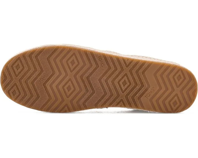 Детские балетки TOMS Valencia с платформой из джута