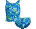 Nike Kids Комплект мидкини Doodle Floral с перекрестными лямками и сплошной подкладкой