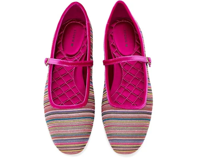Туфли Birdies Hummingbird Mary Jane Grosgrain с ремешком из натуральной кожи