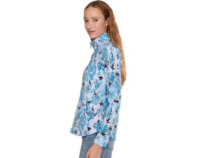Куртка Leona с защитой UPF 50+ и молнией от Lilly Pulitzer