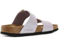 Сандалии Sydney Luxe Buckle от Birkenstock с мерцающим верхом и пробковой стелькой