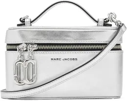 Косметичка Marc Jacobs с металлическим эффектом J Marc Vanity Bag