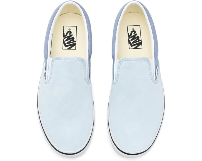 Кеды Vans Classic Slip-On Checkerboard на низком профиле с эластичными вставками
