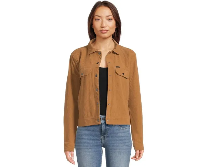 Columbia Blue Point Creek короткая рубашка-куртка из вельвета с карманами на кнопках