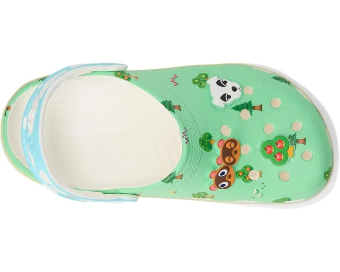 Классические кроксы Crocs Kids Animal Crossing с фигурками персонажей для детей