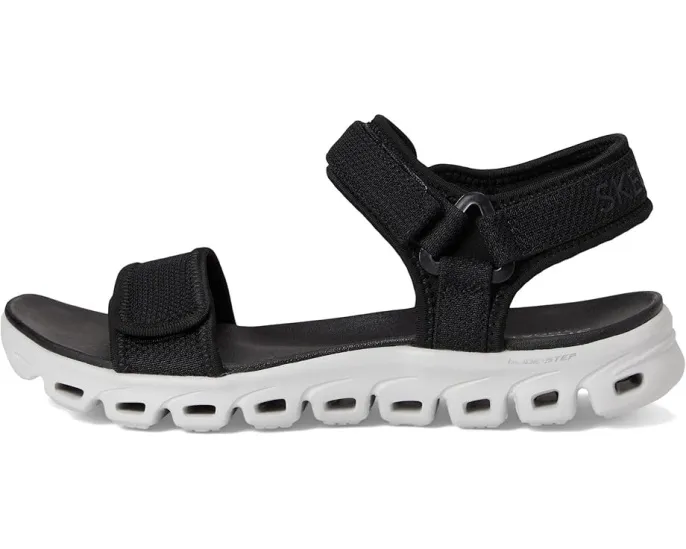Сандалии Skechers Glide Step New Flow с геометрической подошвой и стелькой Yoga Foam