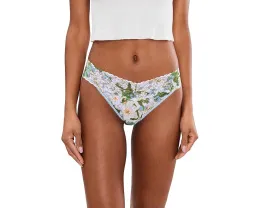 Трусы-стринги Hanky Panky Printed Signature Lace Original Rise с принтом