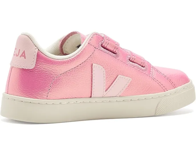 VEJA Kids Детские кроссовки Small Esplar из кожи и замши на липучках