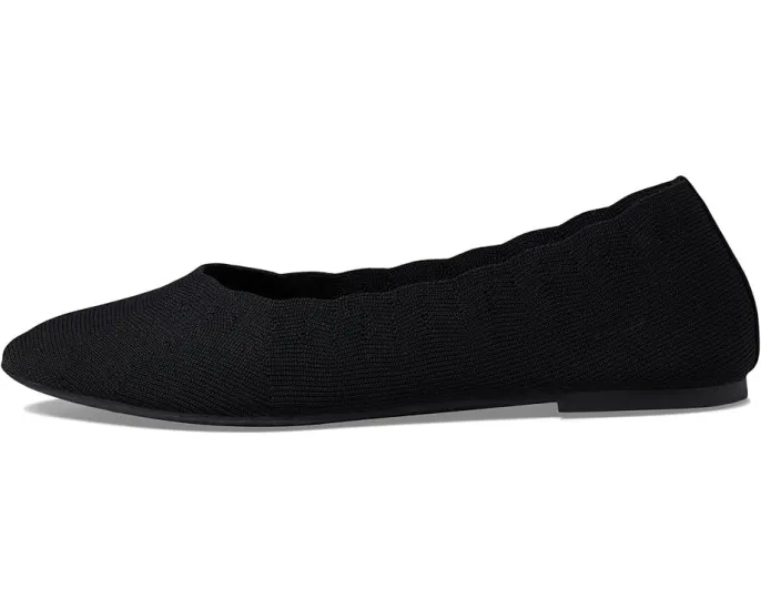 Skechers балетки Cleo Bewitch с вязаным верхом и стеганым воротником на пенной стельке