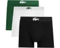 3 пары трусов Lacoste из стрейч-джерси с контрастным поясом