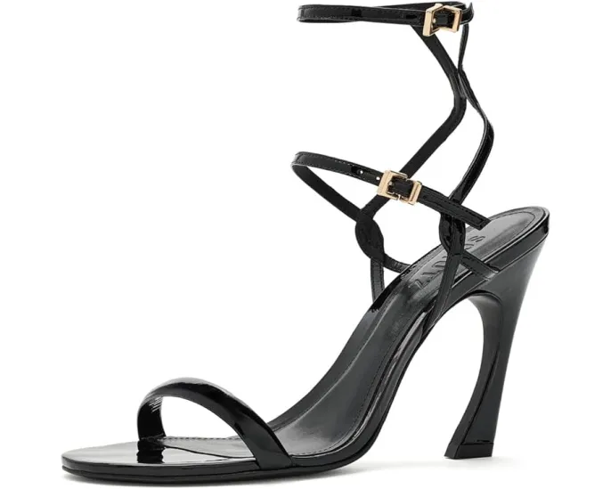 Босоножки-лодочки Schutz Carly на каблуке из лакированной кожи