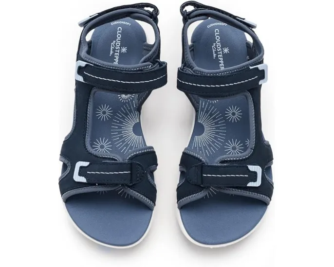 Сандалии Clarks Cloudsteppers Mira Free с мягкой стелькой Cushion Soft и ремешком на липучке