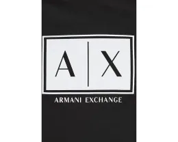 Футболка Armani Exchange Box Logo с круглым вырезом