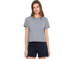 Футболка Bella Slub Tee Stripe Madewell из хлопка с полоской