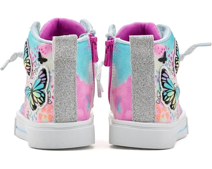 Детские кроссовки SKECHERS KIDS Twinkle Sparks с подсветкой и бабочками